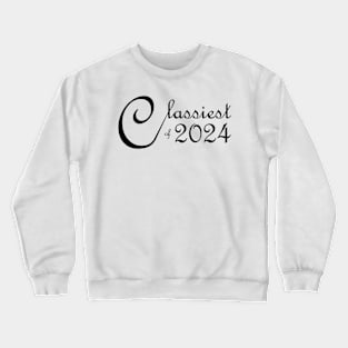 Lispe Classiest of 2024 in black Crewneck Sweatshirt